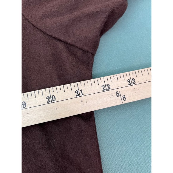 Duxback Flannel Shirt Mens Size Medium Brown Button Up Long Sleeves Outdoors - Picture 10 of 11